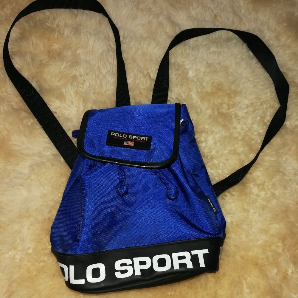 Polo Sport Ralph Lauren blue mini backpack